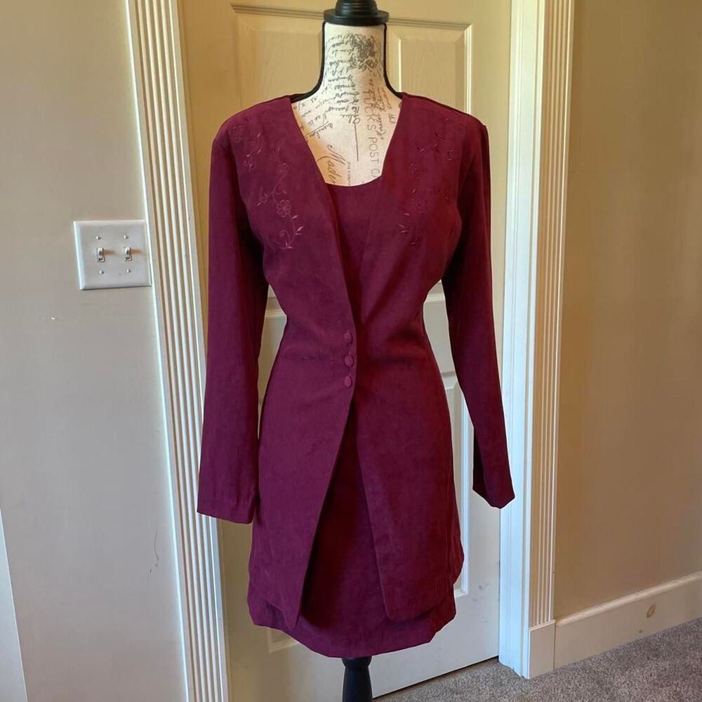 Fashion-bug Women's Burgundy and Red Dress